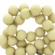 Acrylic beads 4mm round Matt Daiquiri green